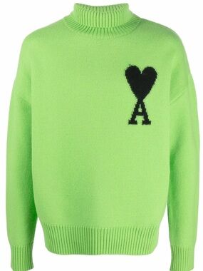 Ami Alexandre Mattiussi Ami de Coeur roll-neck jumper - UNISEX